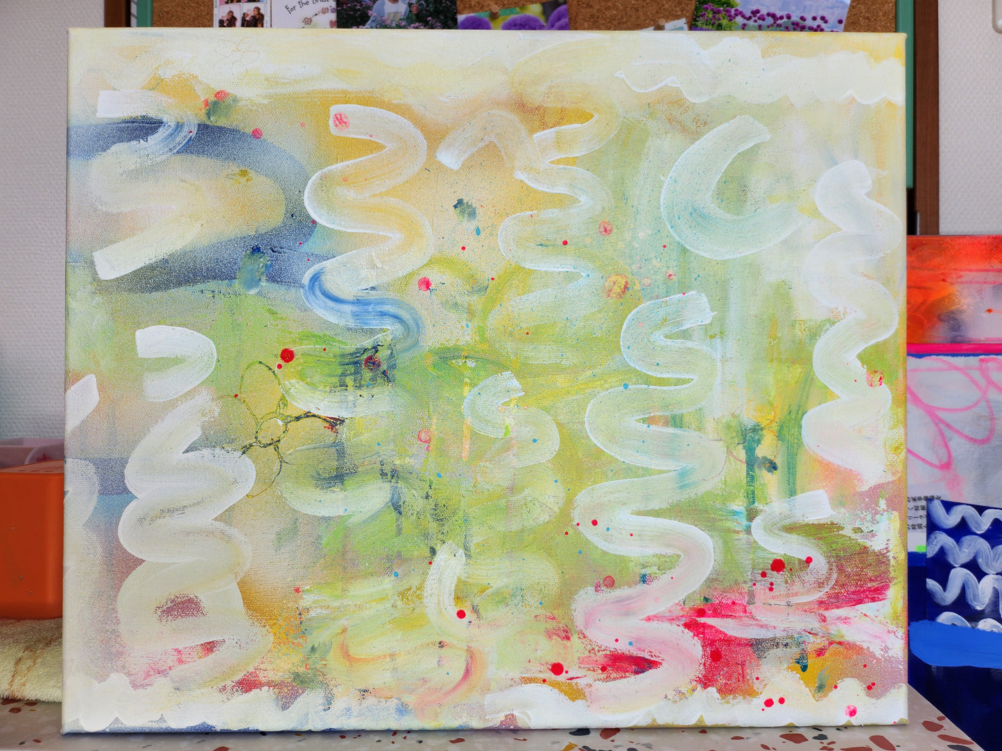 Hay fever - Painting on canvas